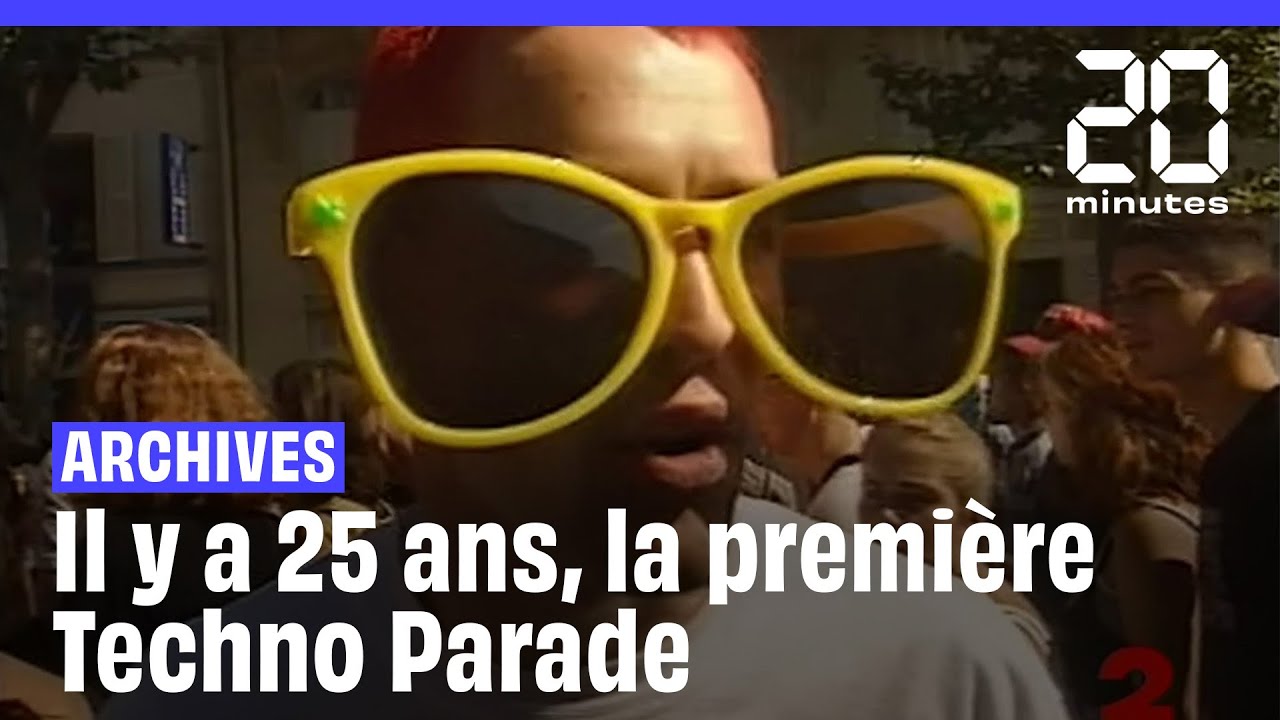 Les images de la toute premi&egrave;re Techno Parade &agrave; Paris