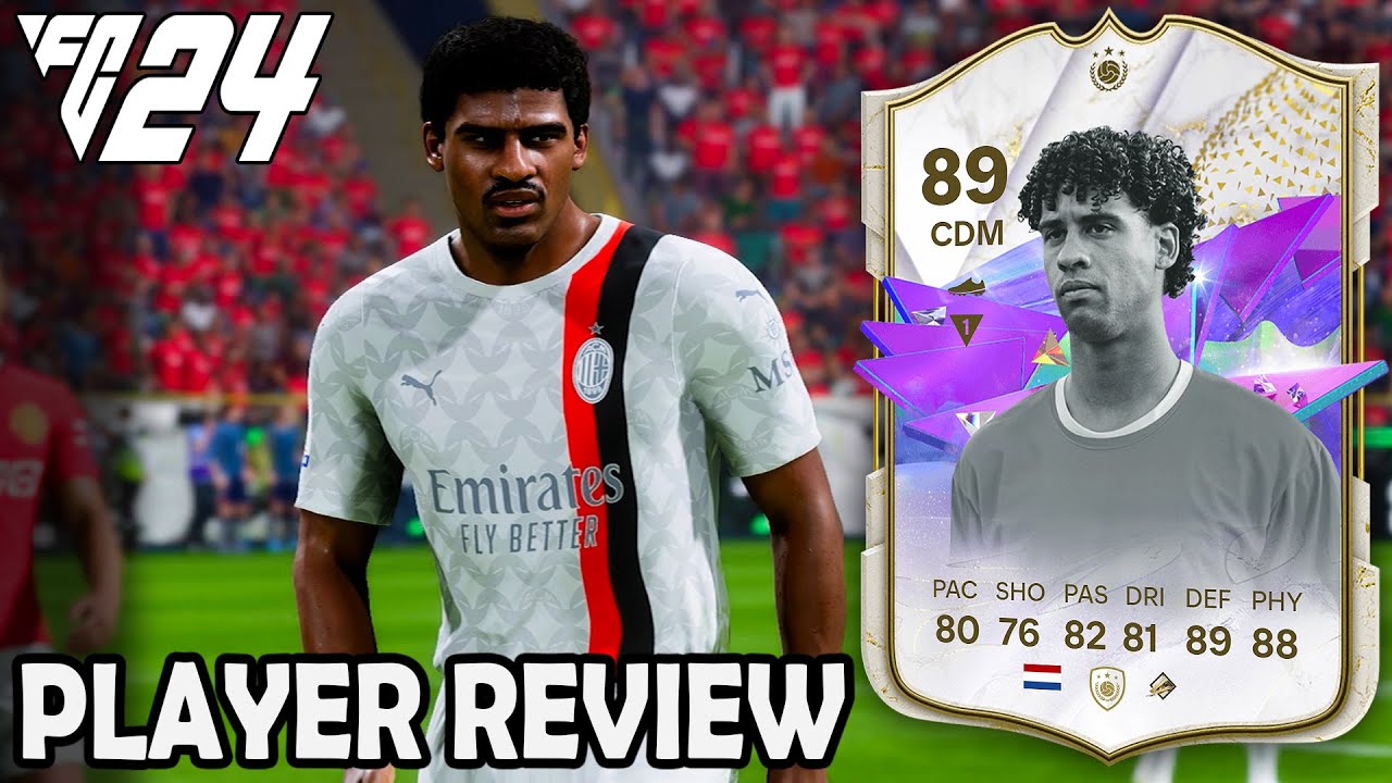 89 Future Stars Icon Rijkaard Player Review - EA FC 24