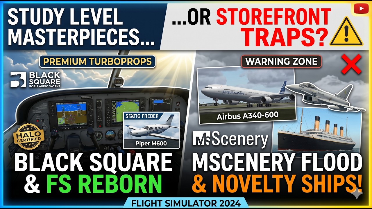 Don't Waste Your Money! 🛑 MSFS 2024 Marketplace Warning & Study Level Triumphs