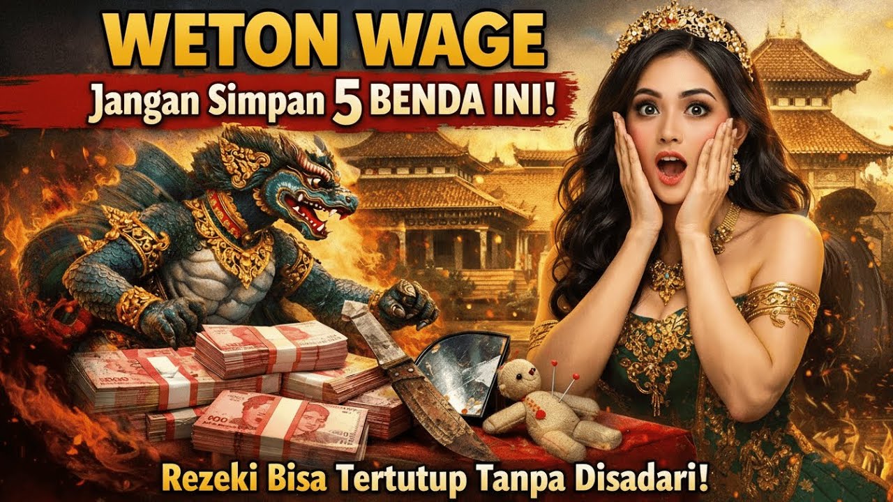 WAJIB TAHU ❗ WETON WAGE di larang menyimpan benda ini di rumah ❗ Agar rezeki tidak tertutup ❗