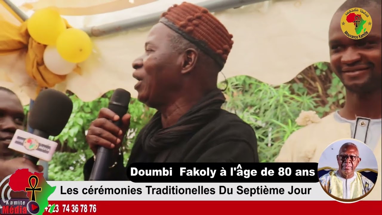 Cérémonie traditionnelles de la mort du Grand baobab le Doyen Doumbi Fakoly.