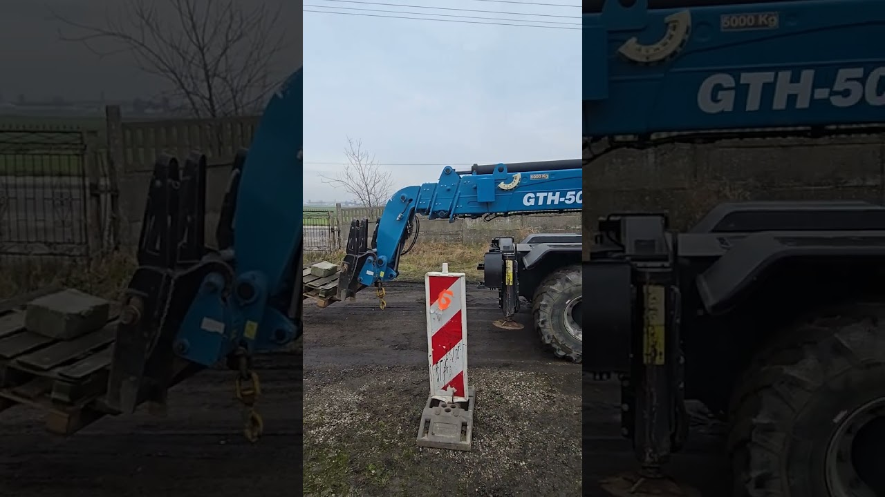 Egzamin  wózki jezdniowe z wysięgiem.  Jazda wózkiem. Zadanie praktyczne.
