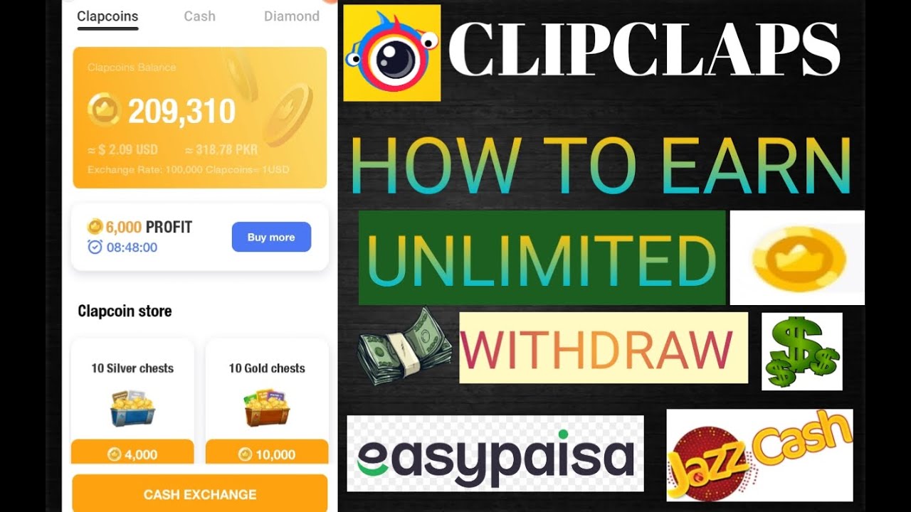HOW TO EARN UNLIMITED COIN FOR CLIPCLAPS۔