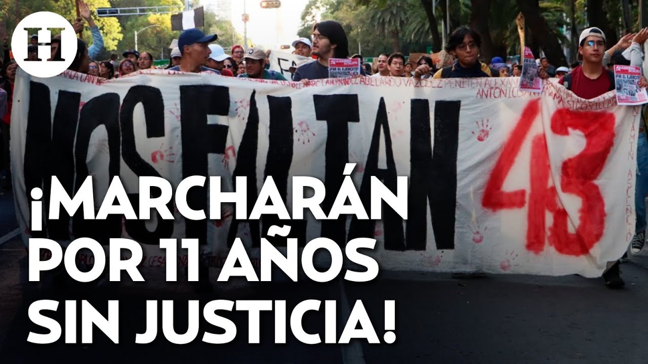 ¡11 años sin saber de sus hijos! Padres de los 43 de Ayotzinapa marcharán 3 días seguidos en CDMX