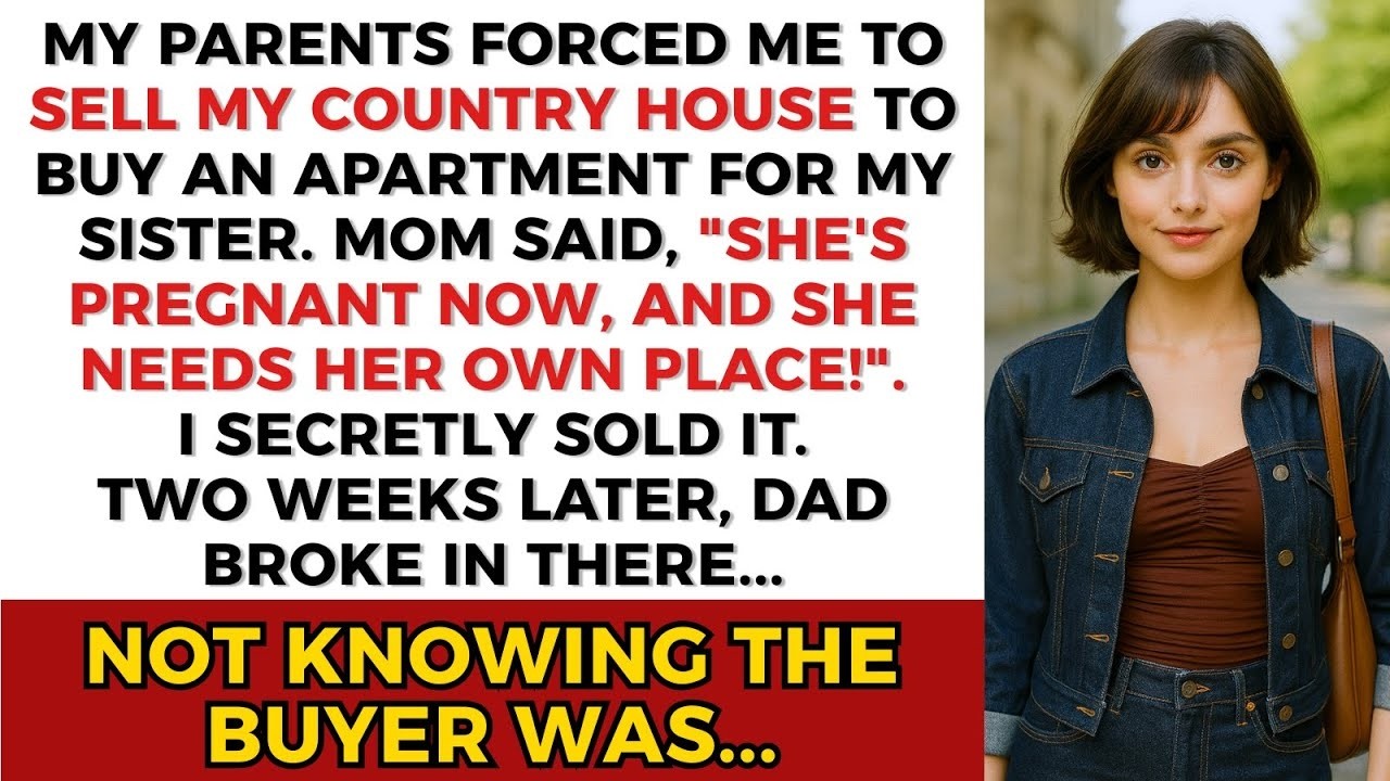 My Parents Forced Me To Sell My Country House To Buy An Apartment For My Sister. I Secretly Sold It…