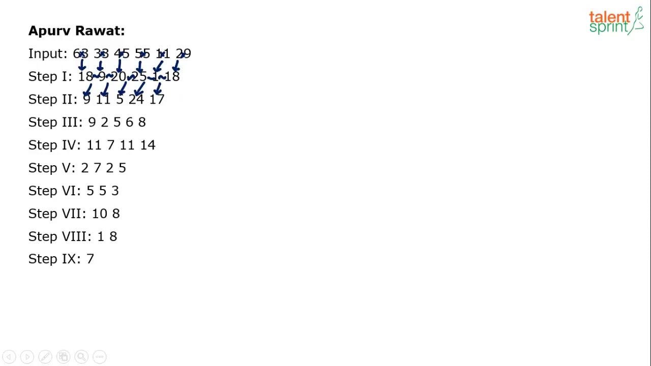Machine Input and Output Practice Question Solution | Additional Example - 13 | TalentSprint