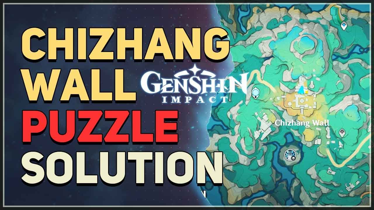 Chizhang Wall Puzzle Genshin Impact
