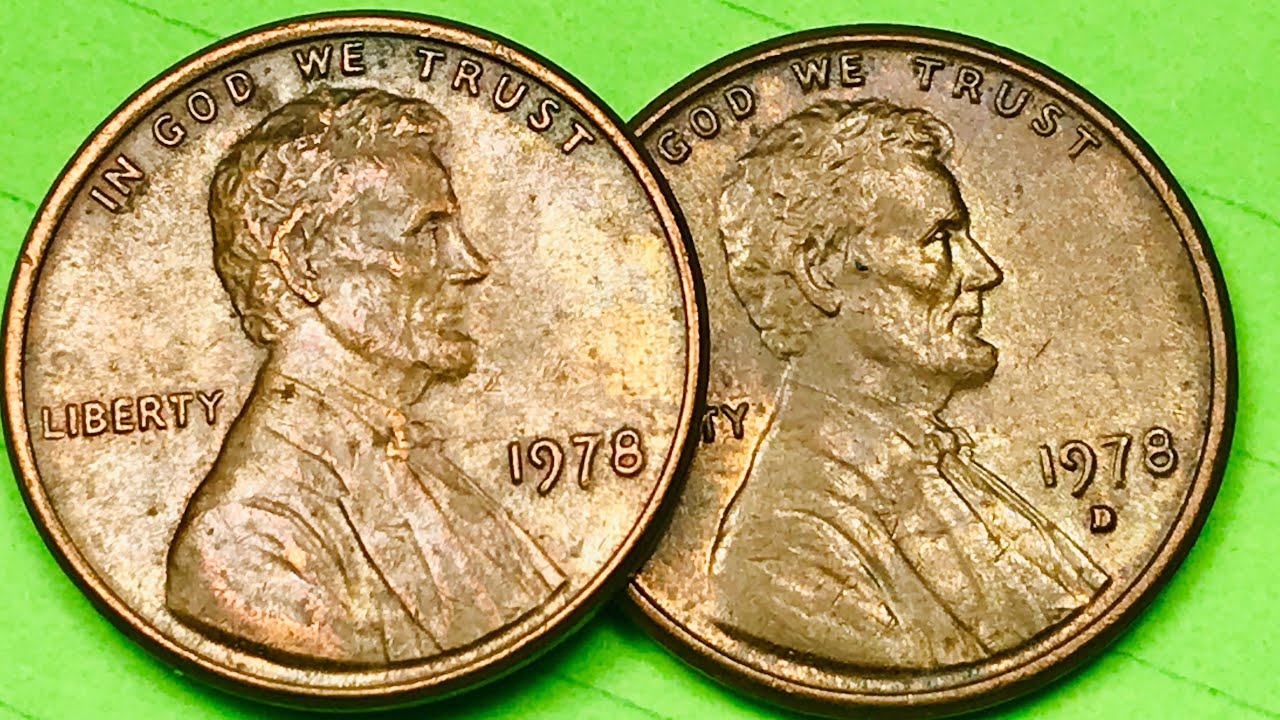 US 1978 Filled D Penny - United States One Cent Coin