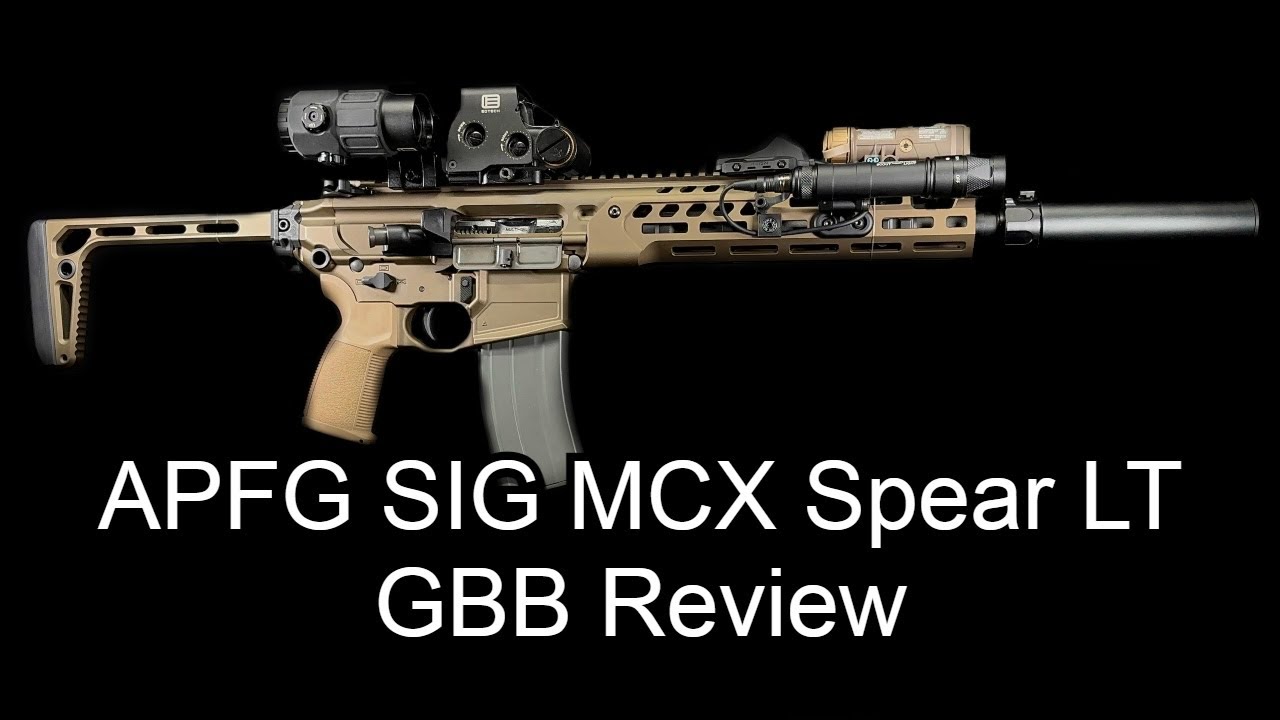 Airsoft APFG SIG MCX Spear LT 11.5 in GBB Review