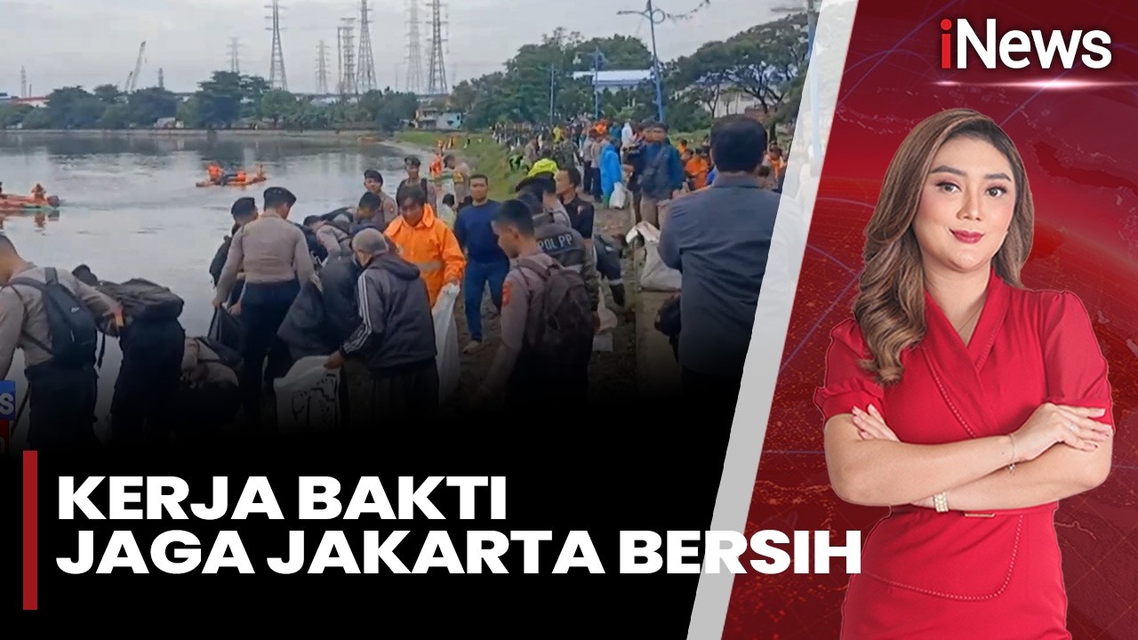 Kapolda dan Pangdam Jaya Pimpin Kerja Bakti Jaga Jakarta Bersih di Danau Sunter | iNews Malam (08/02