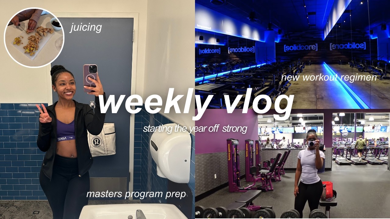 weekly vlog ☆ starting off 2026 strong, [solidcore] for the 1st time, master’s school prep & more