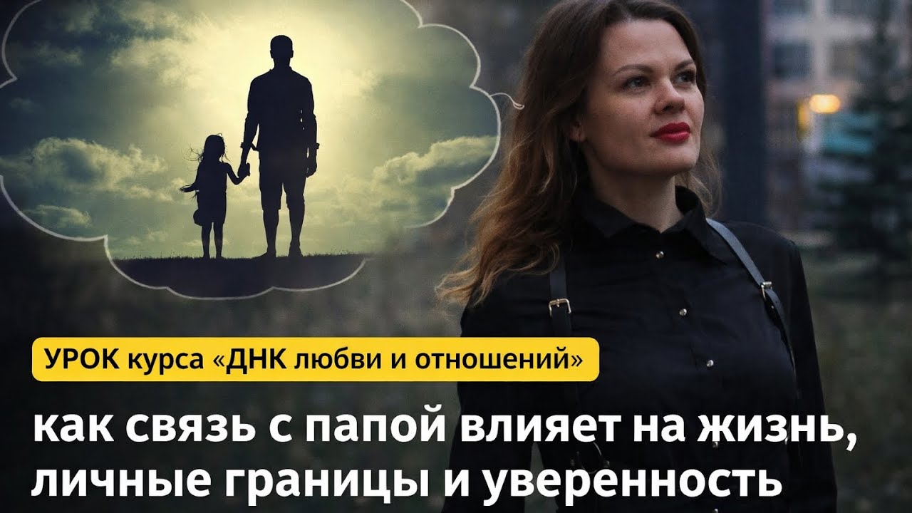 Связь с папой - как влияет на жизнь, отношения, реализацию ! Урок из курса ДНК любви и отношений 