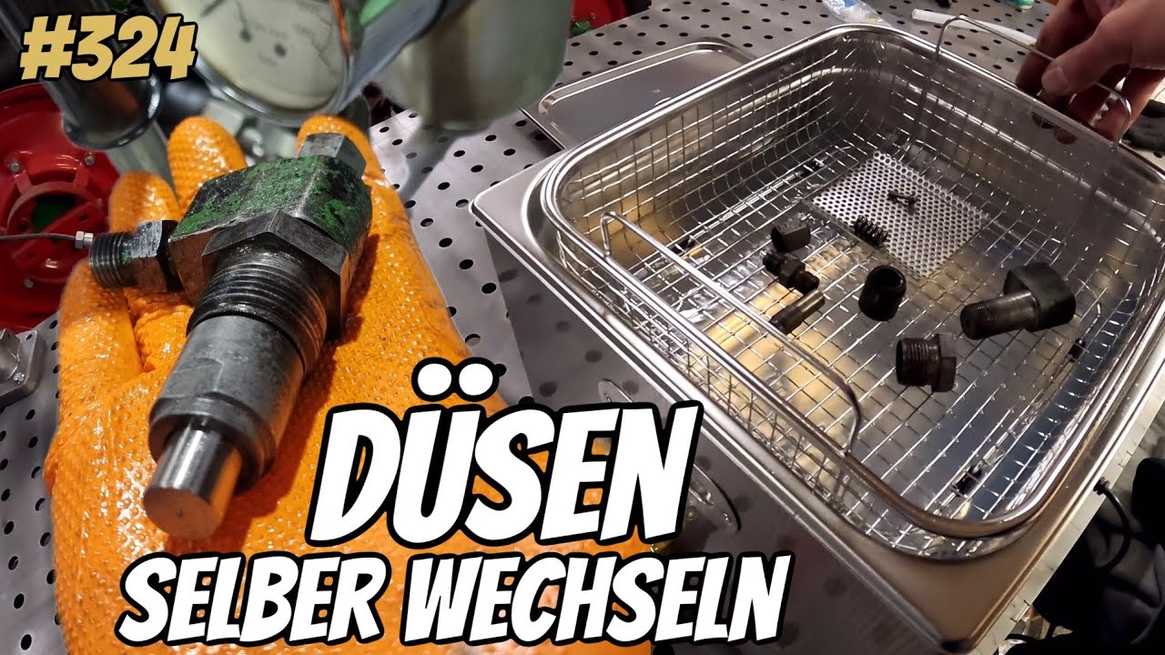 Einspritzdüsen Deutz D30 F2l 812 erneuern ||  Vevor Ultraschall Reiniger || #324. Tractor