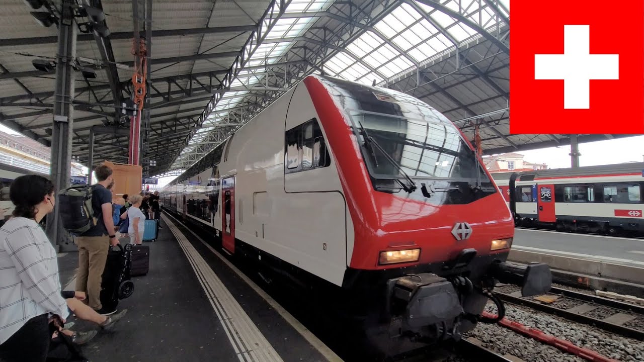 🇨🇭 Vue passager de Lausanne à Genève avec IC2000 by  FIAT-SIG-Schindler 🇨🇭