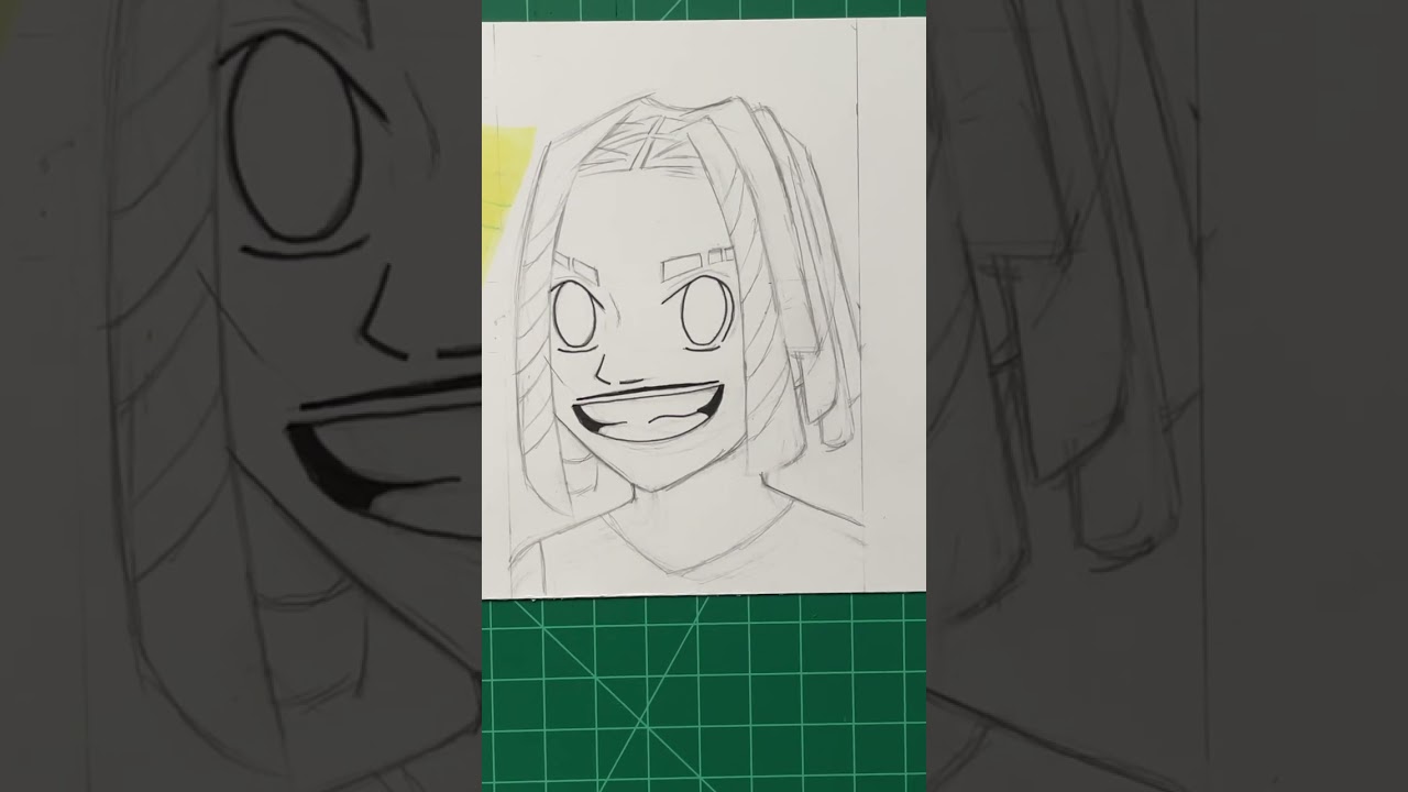 Inking a Drawing In Seconds! ✍🏾