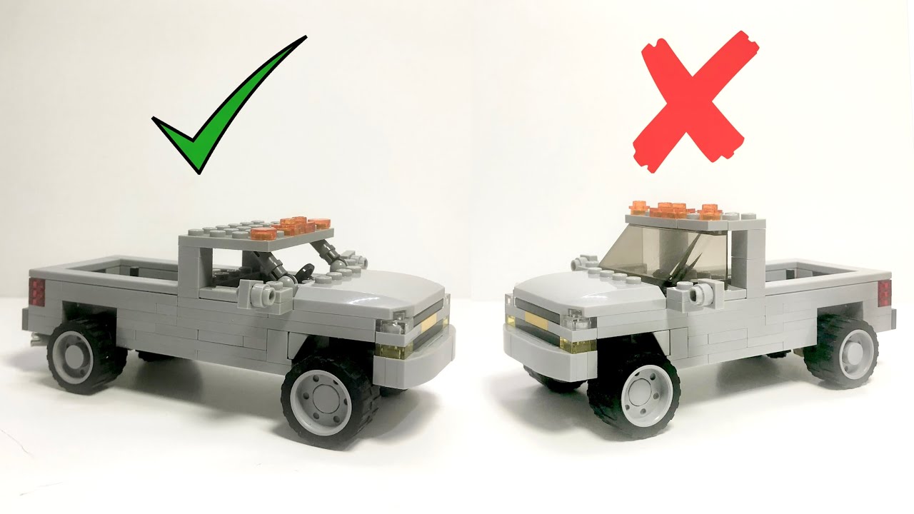 Tips and tricks for building better LEGO vehicle mocs!