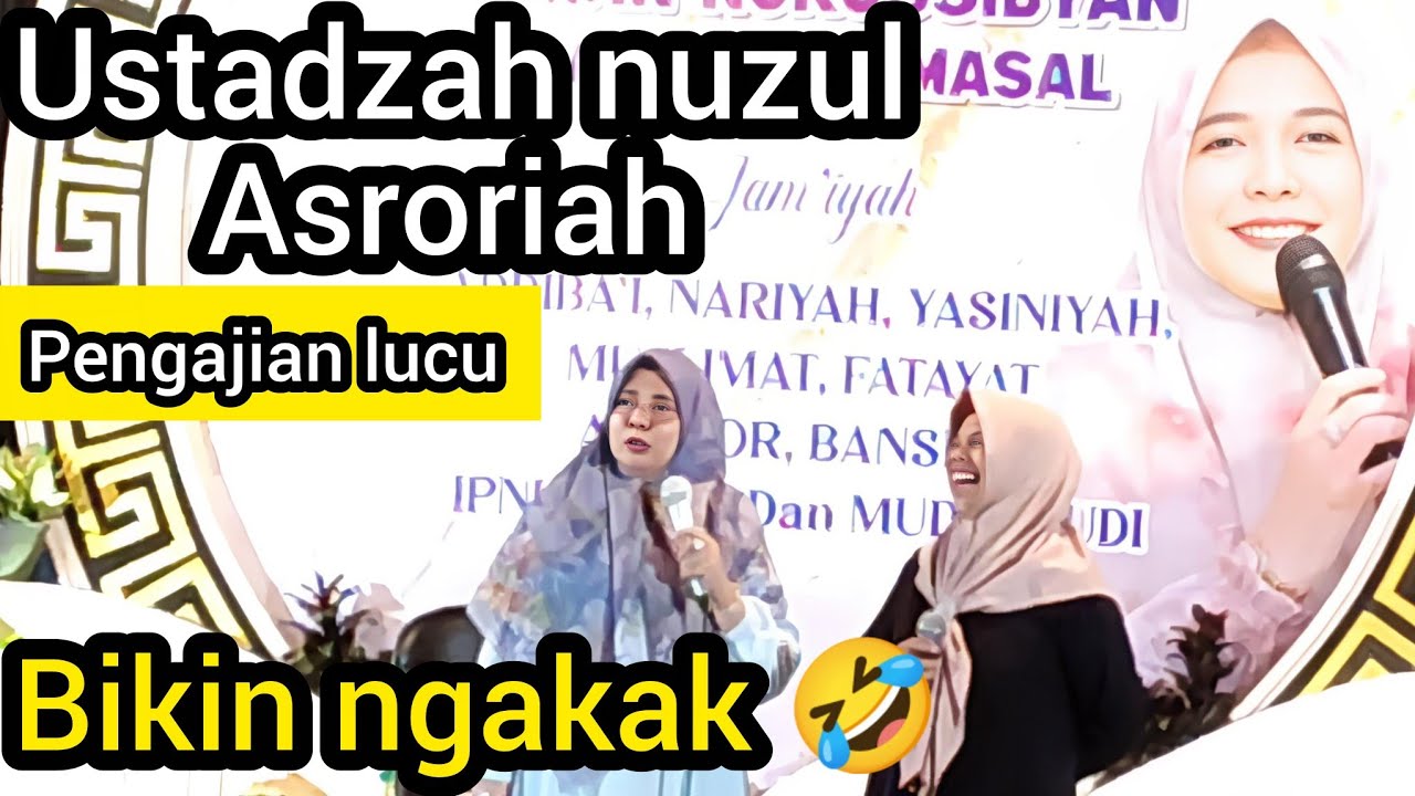 PENGAJIAN LUCU TERBARU! Ustadzah Nuzul Asroriah & Buibu Paling Kocak Se-Indonesia