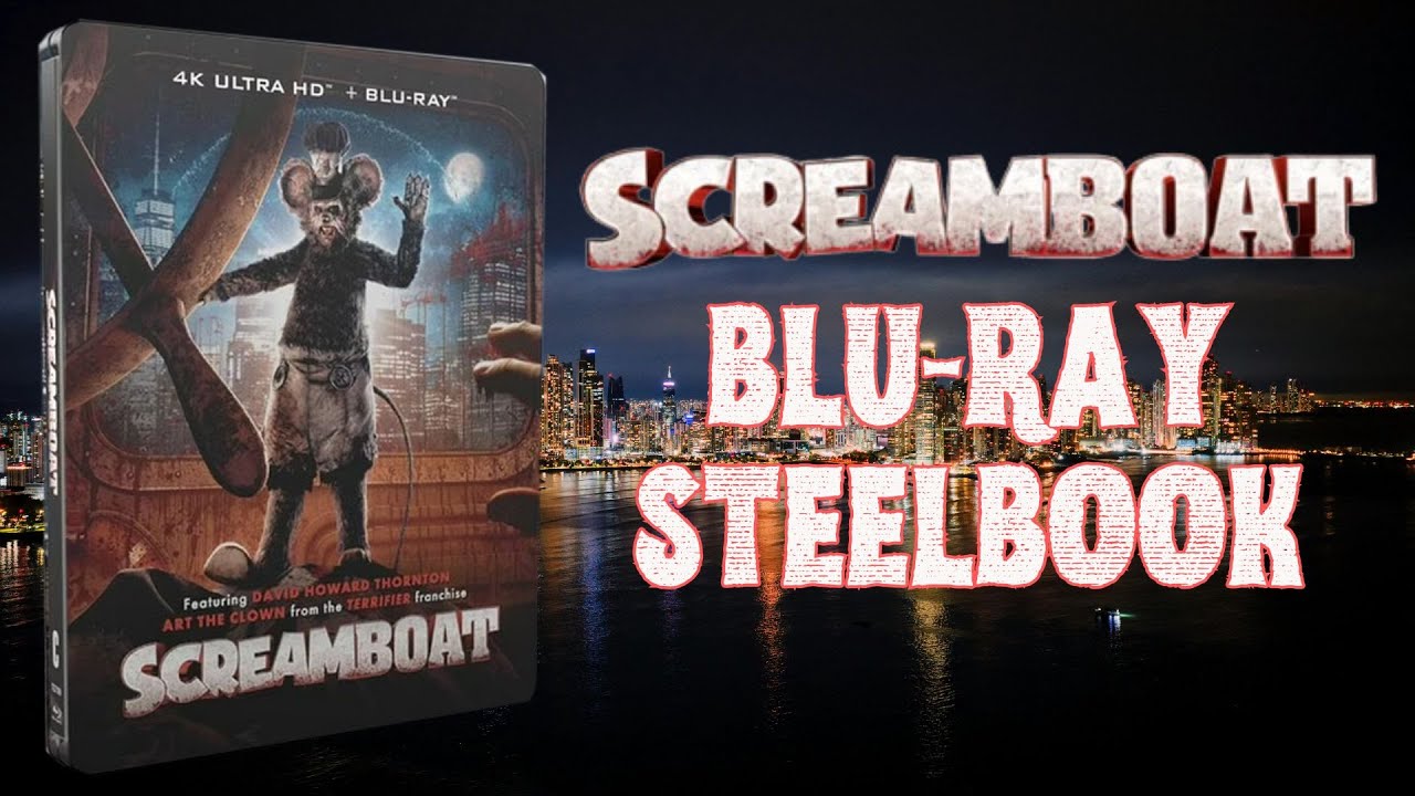Cineverse Screamboat Blu-ray Collector's Edition Steelbook