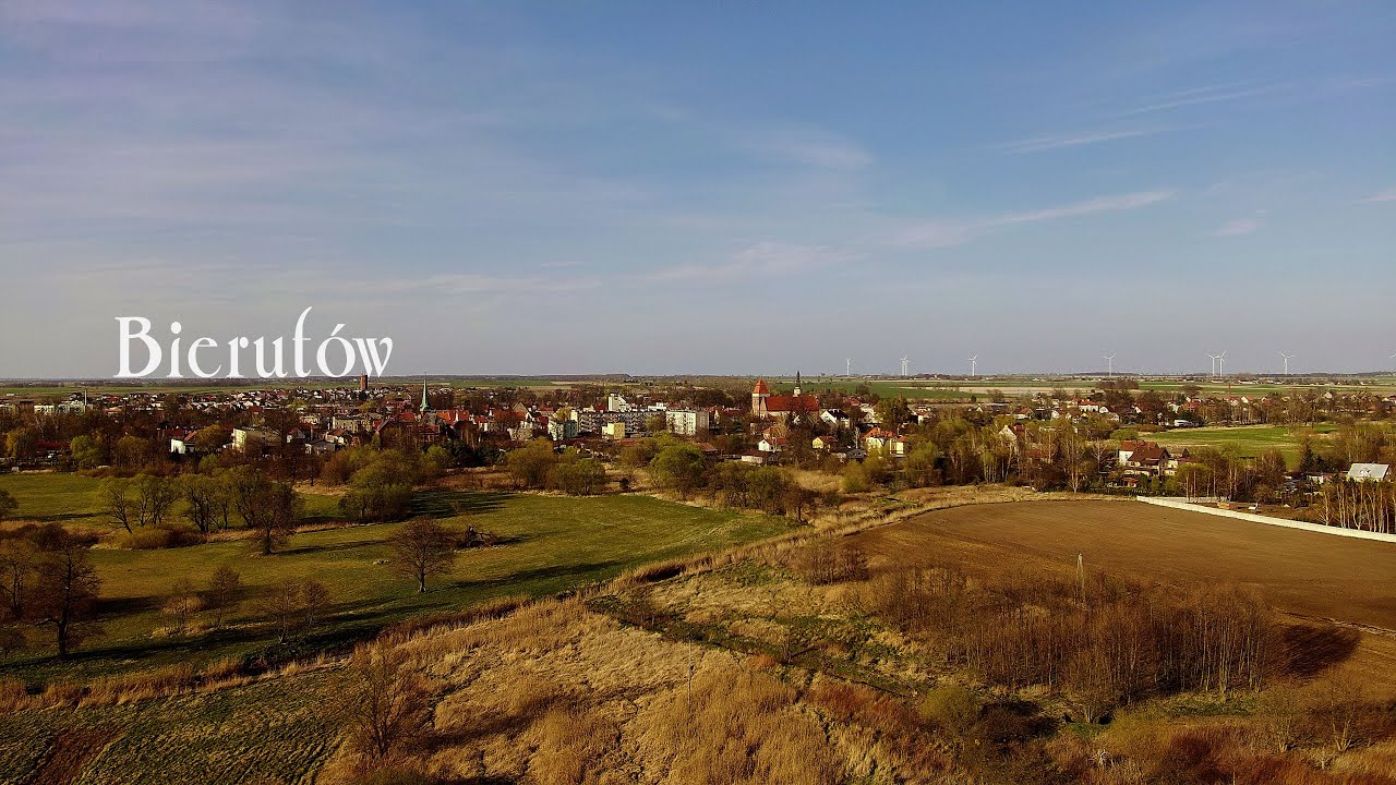 Bierutów z lotu ptaka