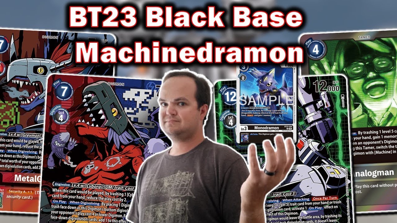 BT23 Black Base Machinedramon Deck Profile