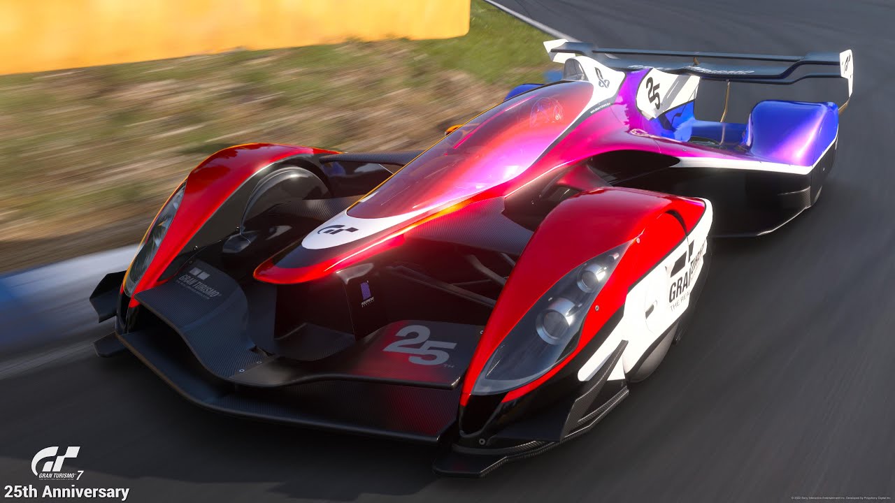 Gran Turismo 7 | Red Bull X2019 25th Anniversary - Trial Mountain Circuit [4KPS5]