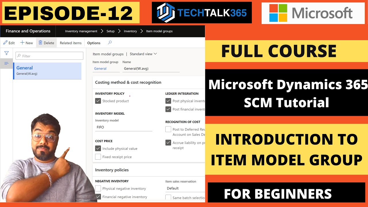 ЭПИЗОД 12 | Группы моделей товаров и группы товаров в Microsoft Dynamics 365 Finance & Operations
