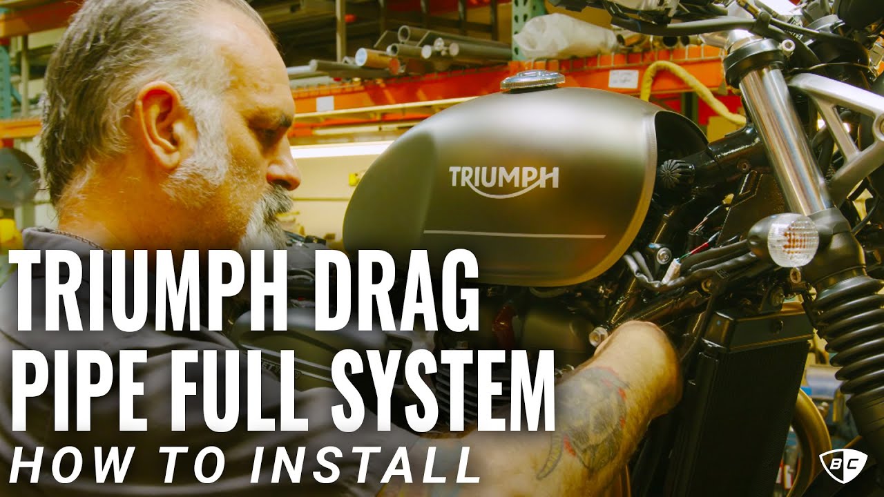 How to Install Drag Pipe Full System for Triumph Street Twin, Street Cup & Speed Twin 900