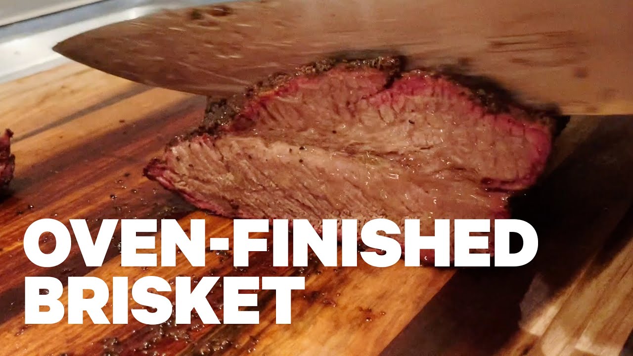 Smoked Brisket In Oven - NZ Lockdown 3, Day 1 - Oven Finished UDS Brisket