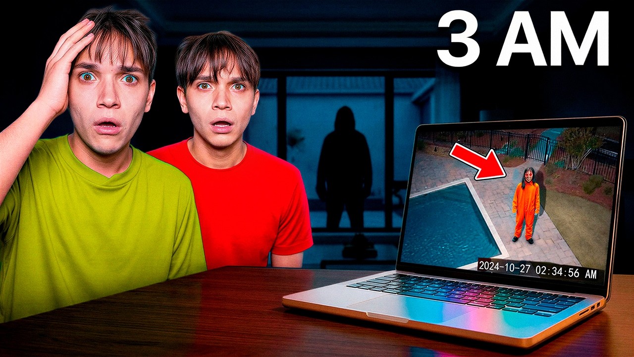 OUR SECURITY CAMERA CAUGHT THIS AT 3AM | Lucas and Marcus