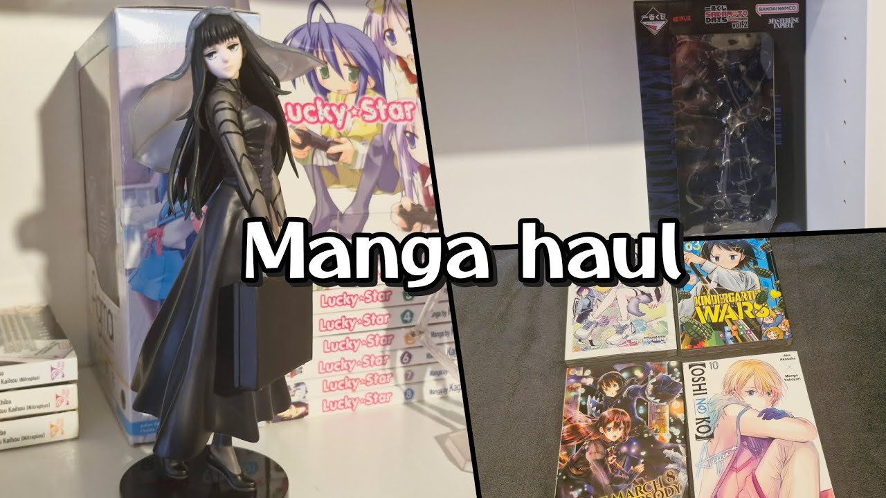 Mini manga haul 📚 plus massive ichibankuji win 🏆