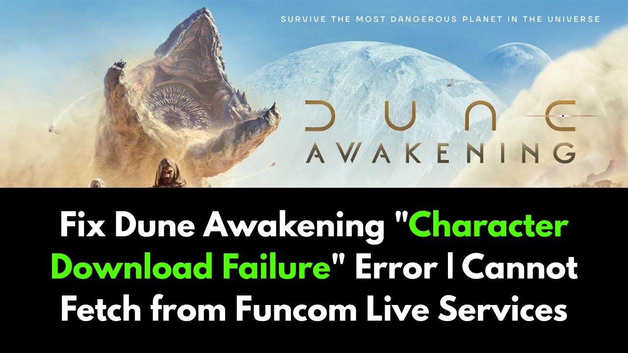 Fix Dune Awakening 