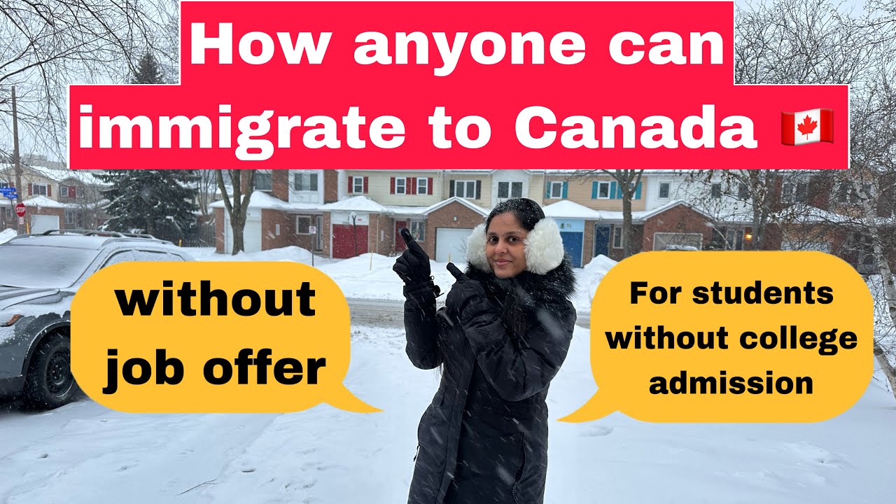 How to Immigrate to Canada from India without job offer or College | OFFICIAL ADVICE |  Dream Canada