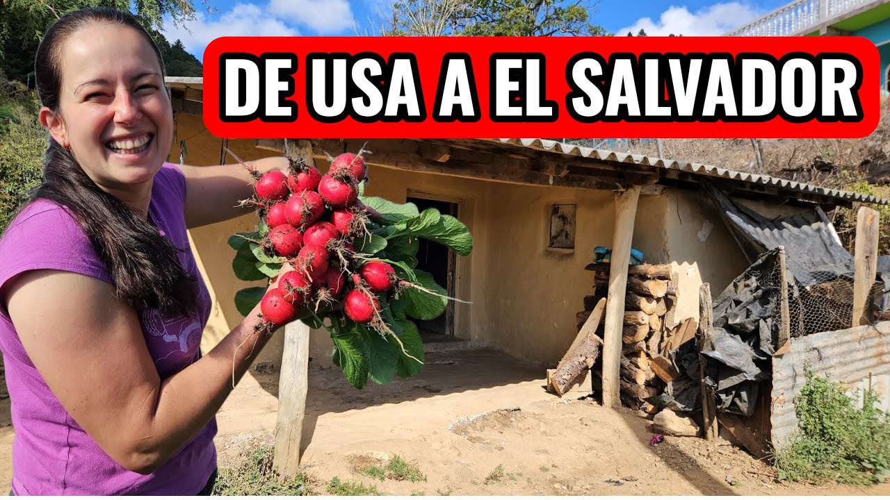20 AÑOS EN USA AHORA COSECHAN SUS PROPIAS HORTALIZAS EN SU PAIS