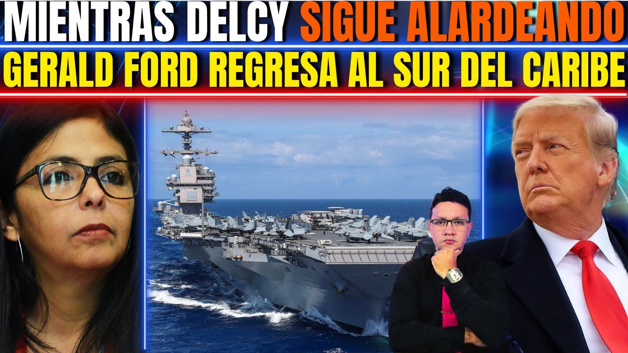 🚨DELCY DECÍDE GRITAR MUCHO Y NO ACCIONAR, PERO TRUMP PREFIERE ACCIONAR SIN DECIR MUCHO.