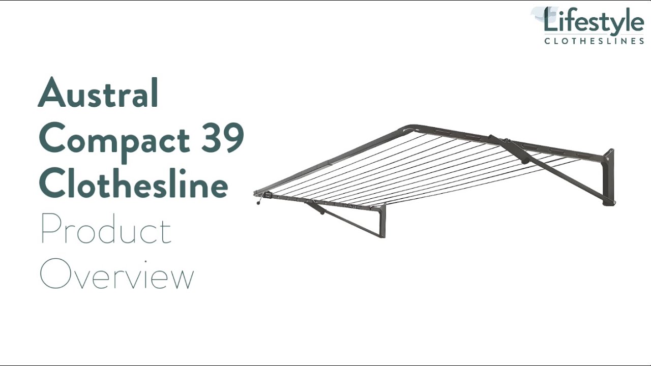 Austral Compact 39 Clothesline Product Overview - Lifestyle Clotheslines