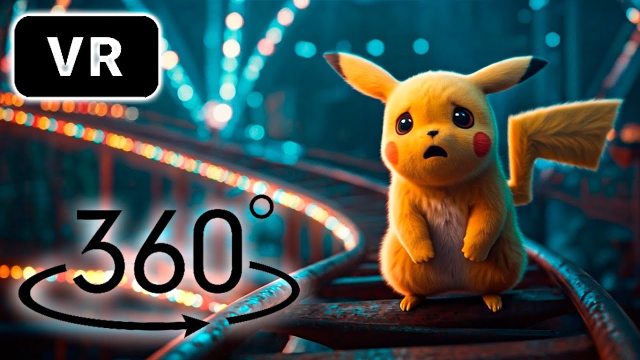 Pokemon Roller Coaster: VR 360&deg; Experience #video #experience