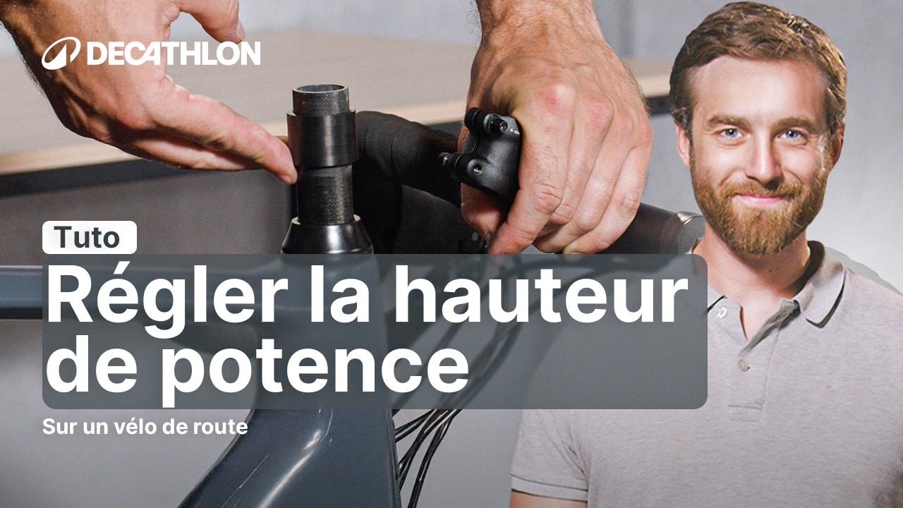 TUTO - Comment régler la hauteur de potence sur un vélo route 🚴 | Decathlon
