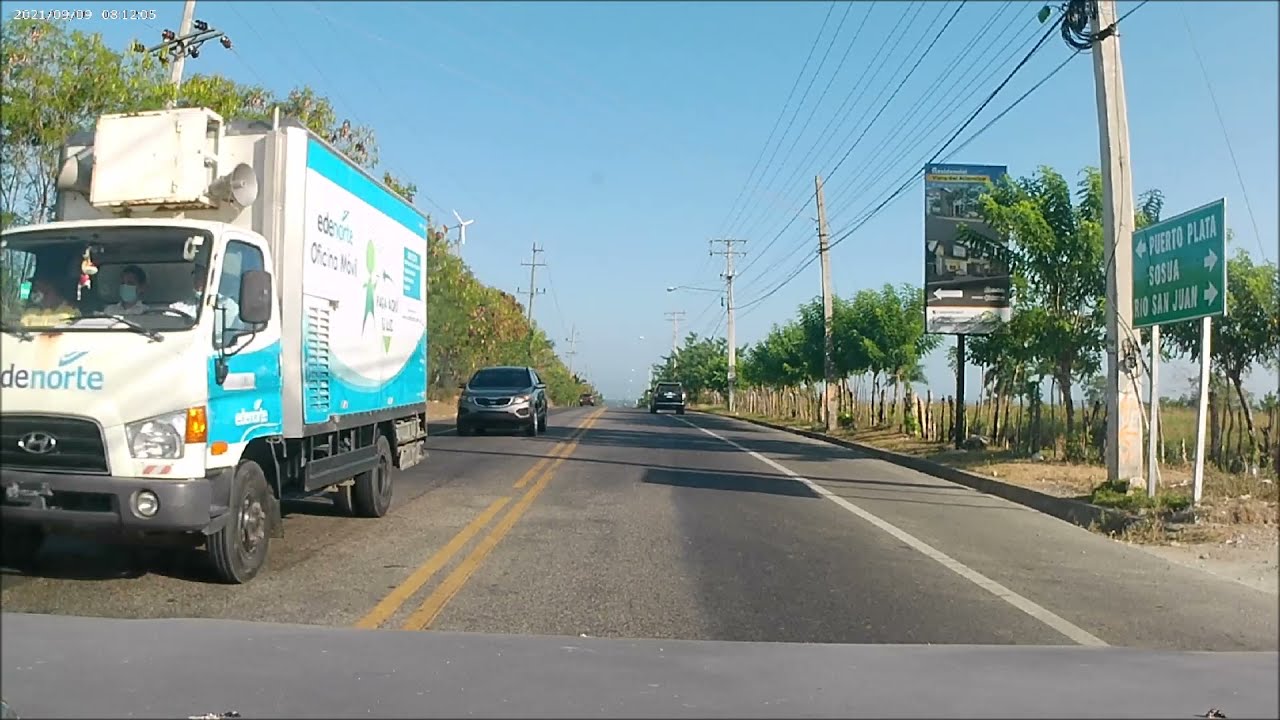 Road trip from Sosua to San Fernando de Monte Cristi [Part 1 Sosua -  Luperon] 2021-09-09