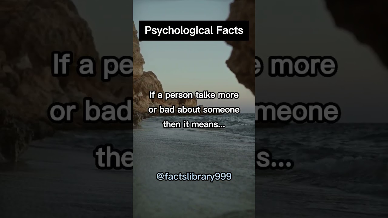 The Psychology Behind Talking Bad About Others What It Really Means #shorts #facts #psychologyfacts