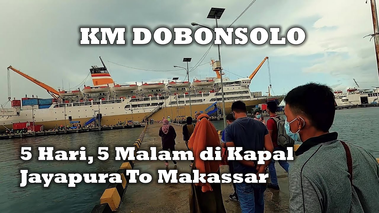 Begini Rasanya 5 Hari di Atas Kapal Penumpang Dobonsolo ! Pelni