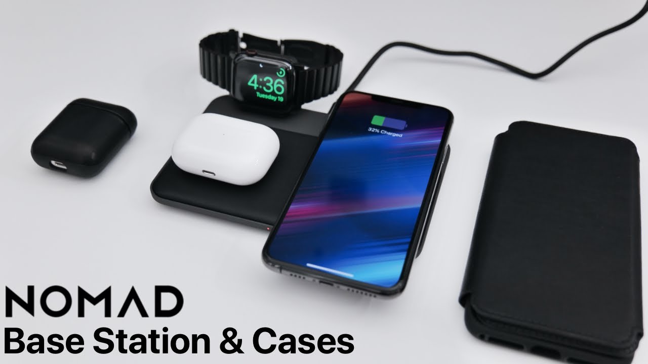 Nomad Charger, Case and Dock for iPhone or Android and Apple Watch