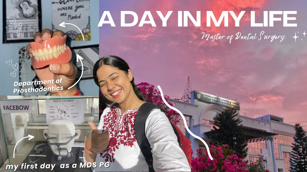 A day in my life as a dental student 🦷 MDS ✨  #dentist #shortvideo #india #udmri
