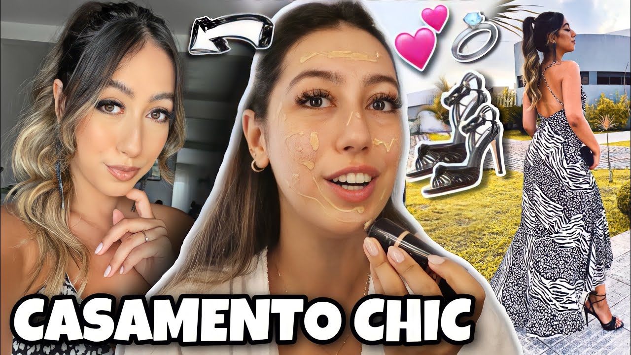 SE ARRUME COMIGO: CASAMENTO CHIC no FIM DE TARDE  💖✨ por Cacá Anjos