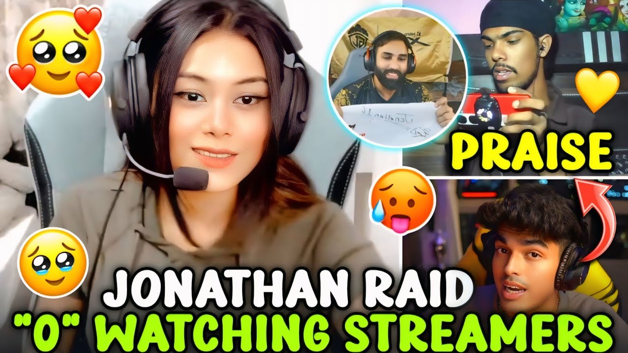 JONATHAN PRAISE 😳 JONATHAN RAID 😍 0 WATCHING STREAMERS 💛 | GODL