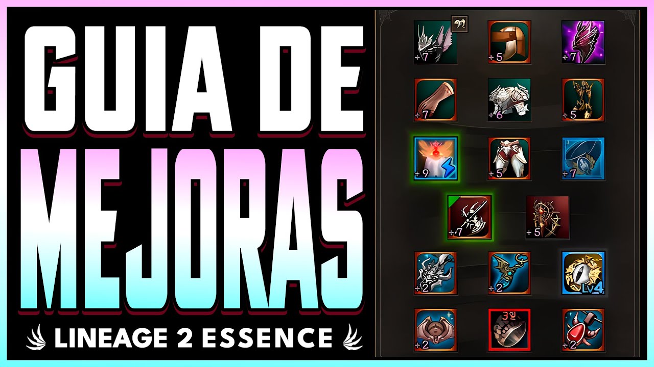 Guia de Mejoras | [MECÁNICAS AVANZADAS] | Lineage 2 Essence