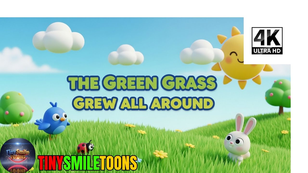 The Green Grass Grew All Around 🌿 | Nursery Rhymes & Kids Songs | TinySmile Toons