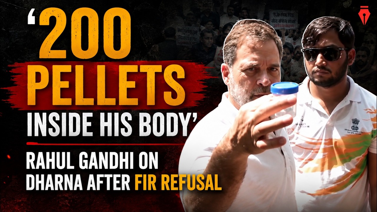 '200 pellets inside his body' | Rahul Gandhi accompanies pellet victim to police station
