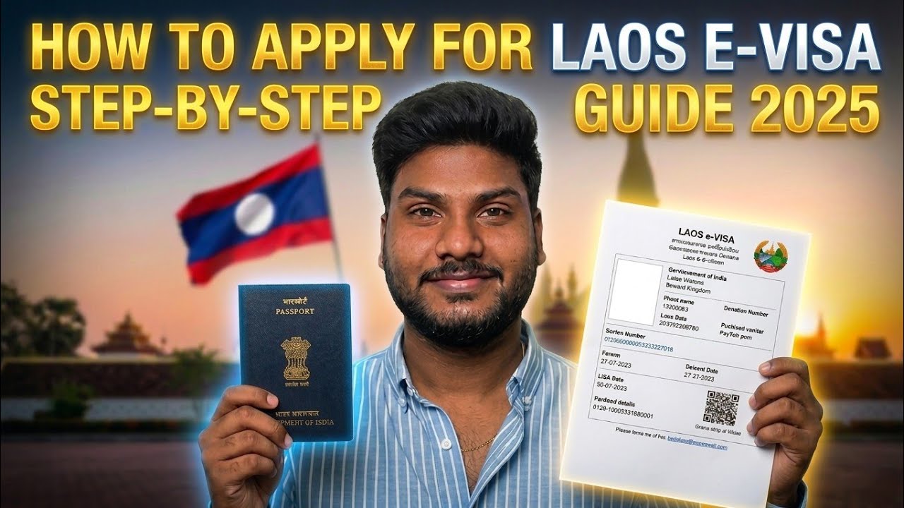 How to Apply for Laos E-Visa 2025 | Step by Step Guide for Indian Travellers