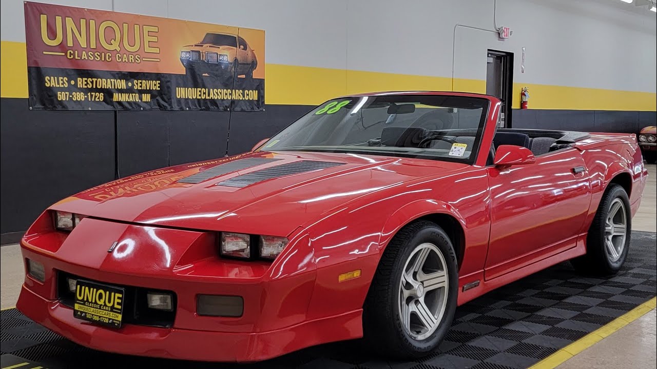 1988 Chevrolet Camaro IROC-Z Convertible |
