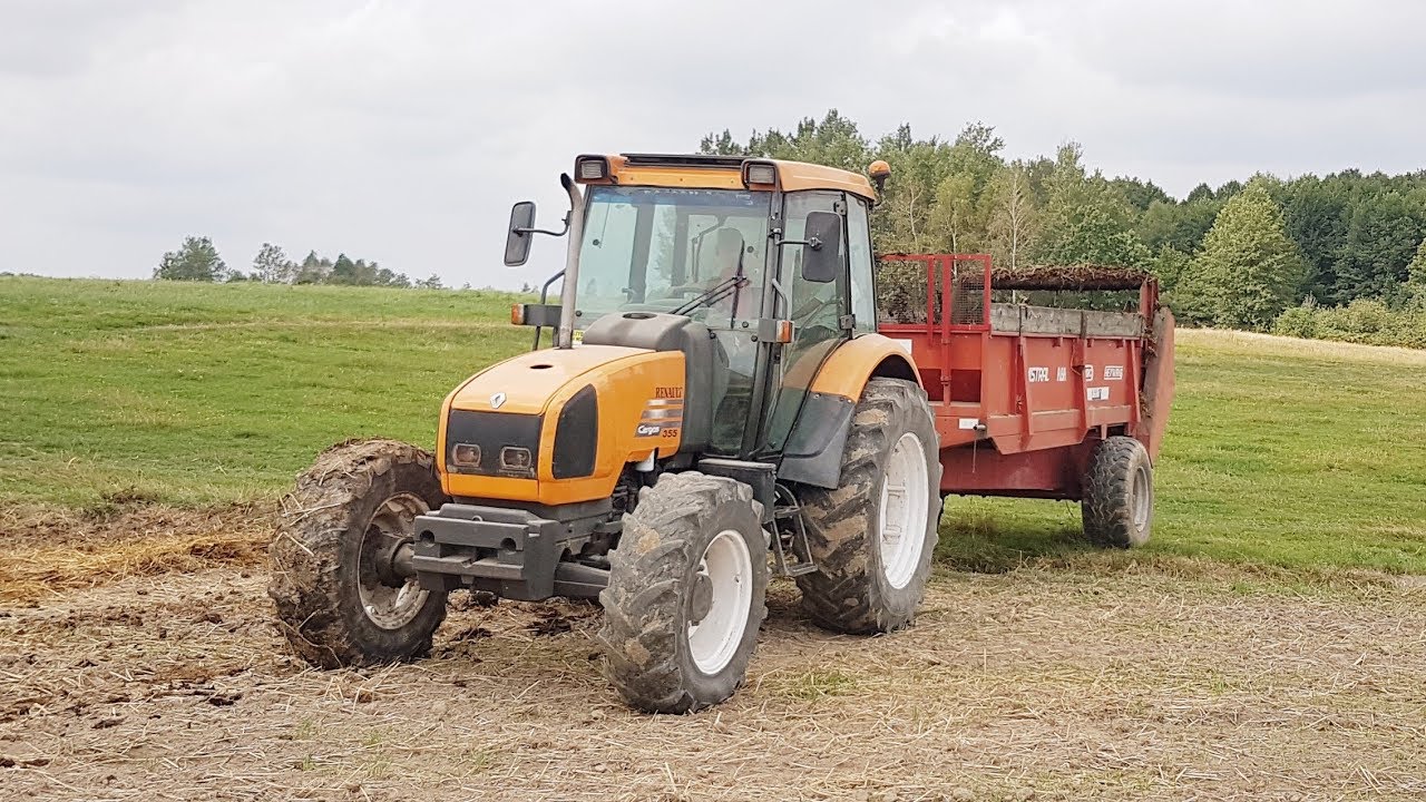 ☆OBORNIK 2019☆Rozrzucanie obornika☆/ Renault Cergas 355/  Heywang Mistral ABA